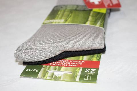 Chaussettes en Bambou sans élastique | lot de 2 paires
